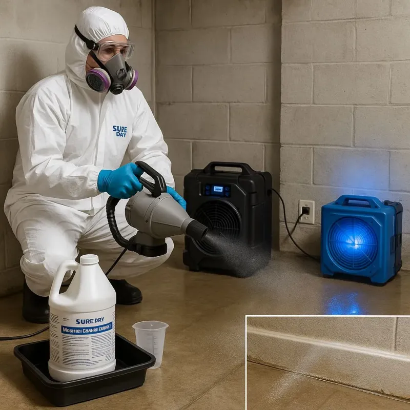 Sanitization and Odor Removal process in Holgate, OH