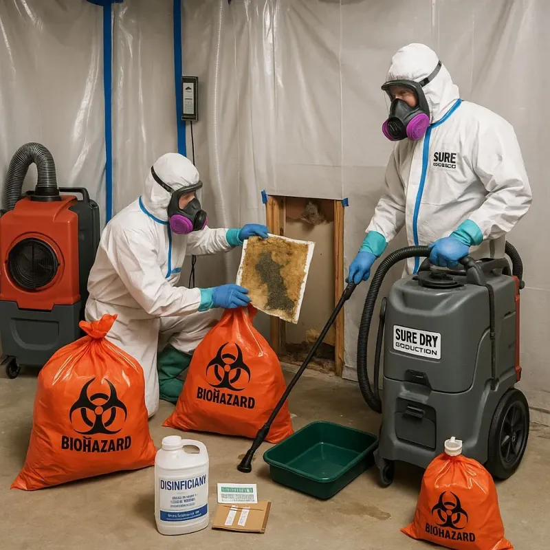 Contaminated Water Handling Protocols process in Holgate, OH