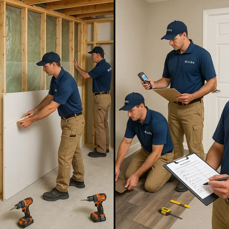 Repairs and Reconstruction process in Holgate, OH
